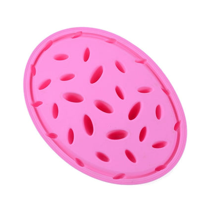 Pet Cat and Dog Jungle Silicone Anti-choke Food Bowl, 30.5x22.5cm