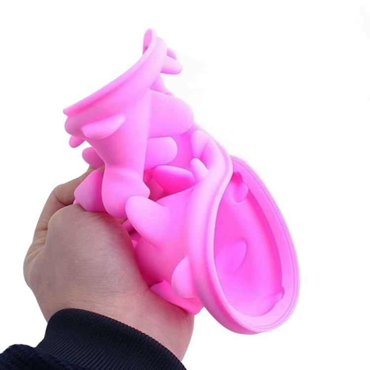 Pet Cat and Dog Jungle Silicone Anti-choke Food Bowl, 30.5x22.5cm