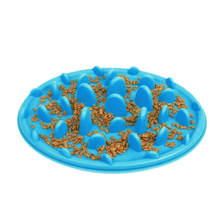 Pet Cat and Dog Jungle Silicone Anti-choke Food Bowl, 30.5x22.5cm