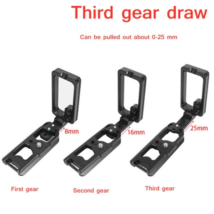 BEXIN for Nikon Z7 / Z6 Push-Pull Type Aluminum Alloy Vertical Shoot Quick Release L Plate Bracket Base Holder, BEXIN for Nikon Z7