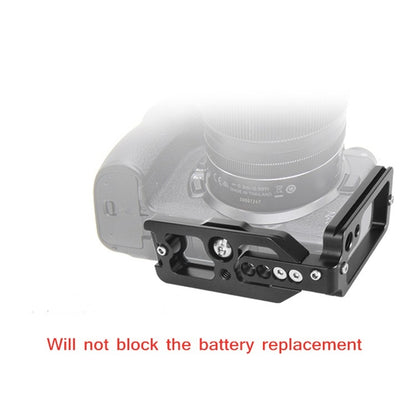 BEXIN for Nikon Z7 / Z6 Push-Pull Type Aluminum Alloy Vertical Shoot Quick Release L Plate Bracket Base Holder, BEXIN for Nikon Z7