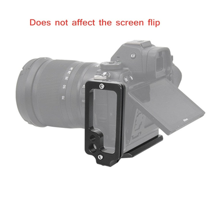 BEXIN for Nikon Z7 / Z6 Push-Pull Type Aluminum Alloy Vertical Shoot Quick Release L Plate Bracket Base Holder, BEXIN for Nikon Z7