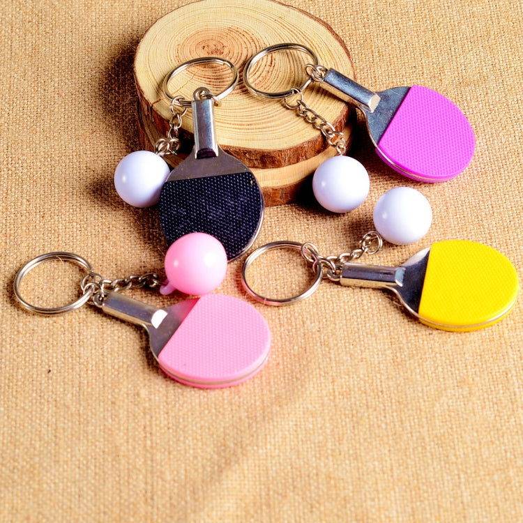 2 PCS Creative Metal table Tennis Keychain Handmade Jewelry Gift Sports Keychain, Table Tennis Shape(Black), Table Tennis Shape(Red), Table Tennis Shape(Yellow), Table Tennis Shape(Light Blue), Table Tennis Shape(Pink), Table Tennis Shape(Green)