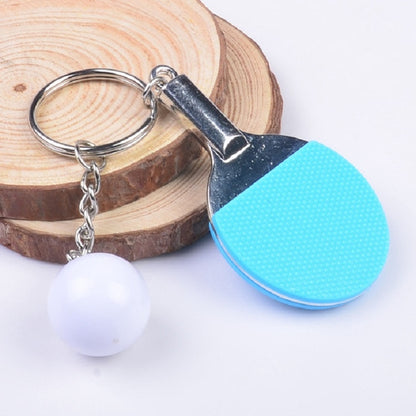 2 PCS Creative Metal table Tennis Keychain Handmade Jewelry Gift Sports Keychain, Table Tennis Shape(Black), Table Tennis Shape(Red), Table Tennis Shape(Yellow), Table Tennis Shape(Light Blue), Table Tennis Shape(Pink), Table Tennis Shape(Green)