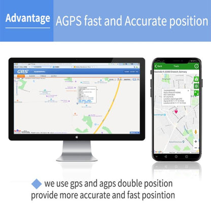 TK202A 4G Car Truck Vehicle Tracking GSM GPRS GPS Tracker Support AGPS, Battery Capacity: 6500mAh, 4G 6500mAh