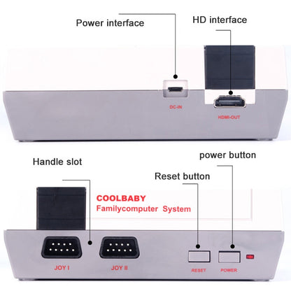 Retro Classic TV Mini HDMI HD Video Game Console, Built-in 600 Games, EU Plug, 600 Games(US Plug), 600 Games(EU Plug)