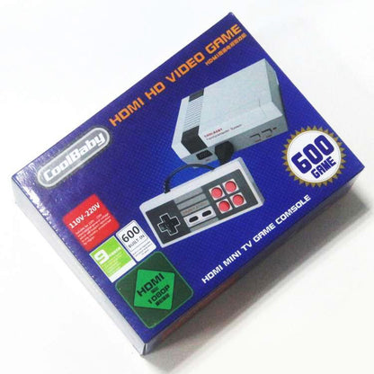 Retro Classic TV Mini HDMI HD Video Game Console, Built-in 600 Games, EU Plug, 600 Games(US Plug), 600 Games(EU Plug)
