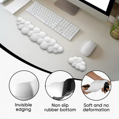 Cloud Wrist Rest Memory Foam Keyboard Pad Office Desktop Wrist Brace
