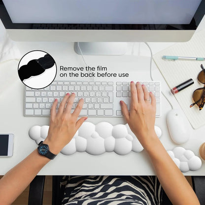 Cloud Wrist Rest Memory Foam Keyboard Pad Office Desktop Wrist Brace