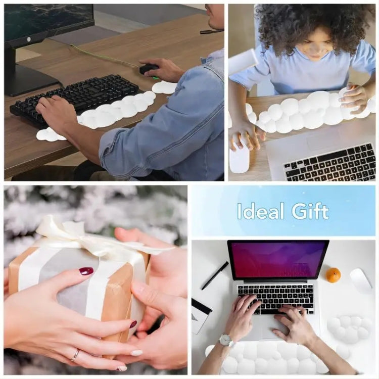 Cloud Wrist Rest Memory Foam Keyboard Pad Office Desktop Wrist Brace