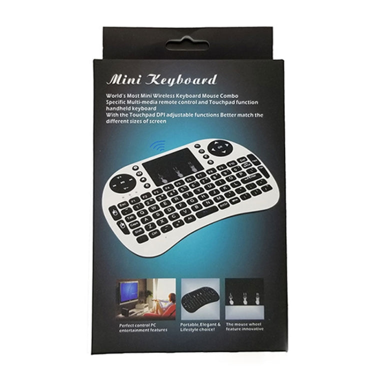Support Language: Arabic i8 Air Mouse Wireless Backlight Keyboard with Touchpad for Android TV Box & Smart TV & PC Tablet & Xbox360 & PS3 & HTPC/IPTV, Arabic