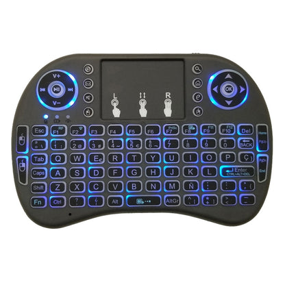 Support Language: Spanish i8 Air Mouse Wireless Backlight Keyboard with Touchpad for Android TV Box & Smart TV & PC Tablet & Xbox360 & PS3 & HTPC/IPTV, Spanish