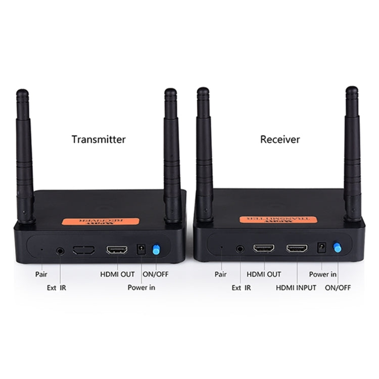 Measy FHD676 Full HD 1080P 3D 5-5.8GHz Wireless HDMI Transmitter (Transmitter + Receiver) Transmission Distance: 200m, Specifications:EU Plug, FHD676 (US Plug), FHD676 (AU Plug), FHD676 (EU Plug), FHD676 (UK Plug)