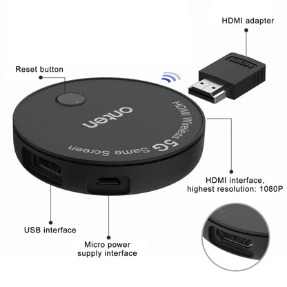Onten 7576 Dual Frequency 1080P HD Wireless Homescreen