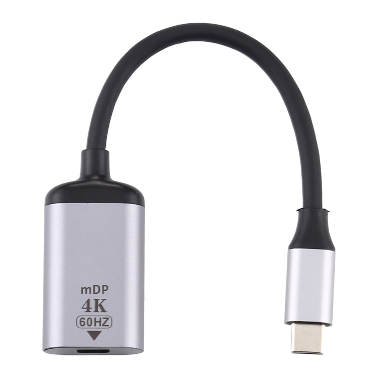 4K 60HZ Mini DP Female to Type-C / USB-C Male Connecting Adapter Cable, Mini DP Female to Type-C Male