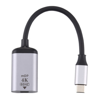 4K 60HZ Mini DP Female to Type-C / USB-C Male Connecting Adapter Cable, Mini DP Female to Type-C Male