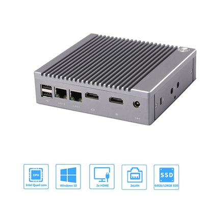 K660S Windows and Linux System Mini PC, Intel Celeron Processor N2840 Quad-Core 1.83- 2.25GHz, 8GB RAM + 128GB SSD, EU Plug, 8GB+128GB AU Plug, 8GB+128GB EU Plug, 8GB+128GB UK Plug, 8GB+128GB US Plug