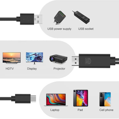 UC507 USB-C / Type-C 2K 30Hz HDTV Cable, UC507