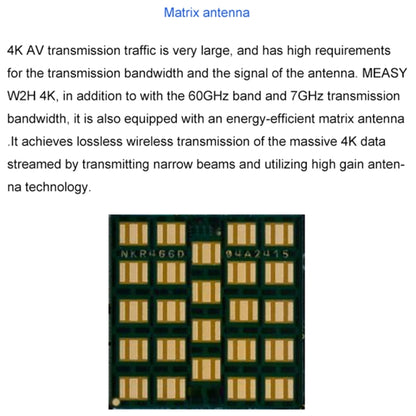 Measy W2H 60GHz 1080P Ultra HD Wireless Transmission Kit, Transmission Distance: 30m, UK Plug, 1080P