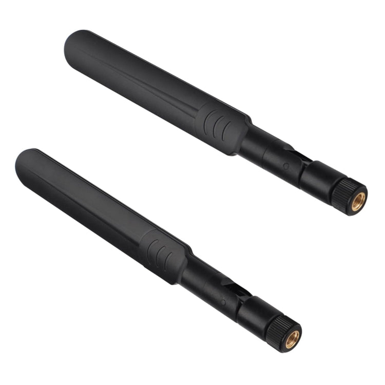 2 x 6dBi 2.4GHz 5GHz Dual Band WiFi RP-SMA Male Antenna + 2 x 35CM RP-SMA IPEX MHF4 Pigtail Cable for M.2 NGFF WiFi WLAN Card, 6dBi Antenna + RP-SMA Cable