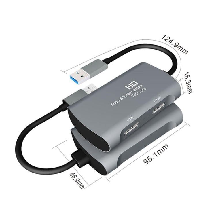 Z31 HDMI Female to HDMI Female + Audio + USB 2.0 Video Capture Box, Z31