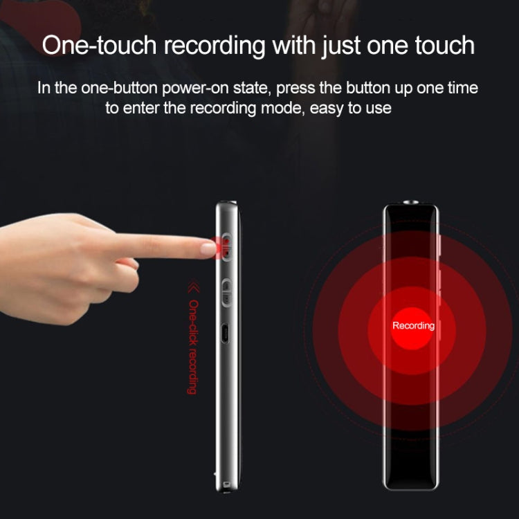 Q33 External Play MP3 Voice Control High Definition Noise Reduction Recording Pen, 4G, Support Password Protection & One-touch Recording, 4G