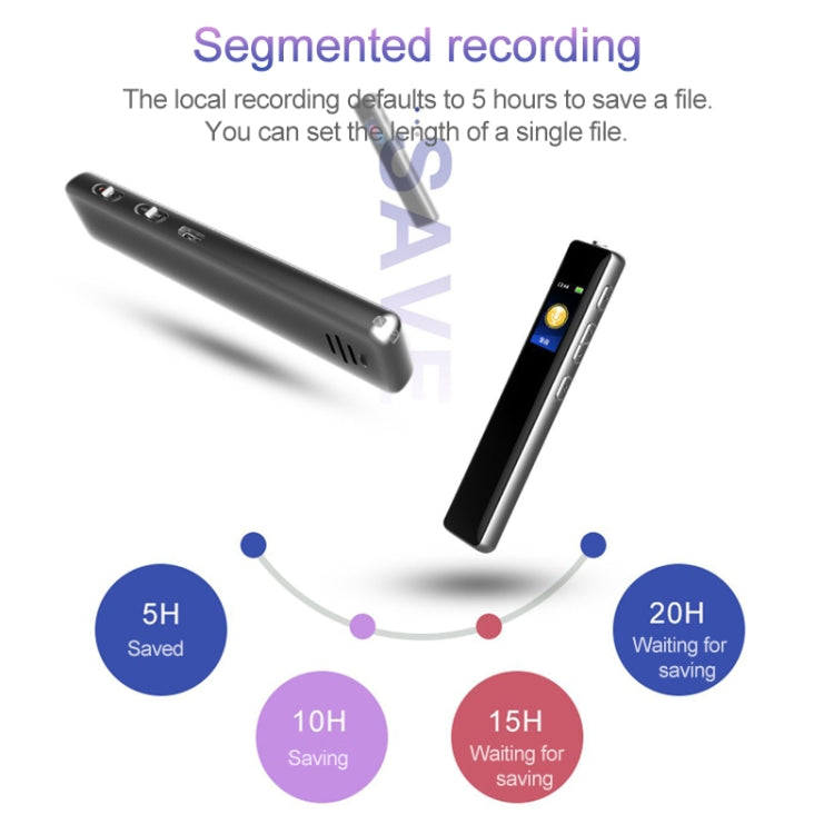 Q33 External Play MP3 Voice Control High Definition Noise Reduction Recording Pen, 4G, Support Password Protection & One-touch Recording, 4G
