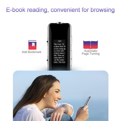 Q33 External Play MP3 Voice Control High Definition Noise Reduction Recording Pen, 8G, Support Password Protection & One-touch Recording, 8G