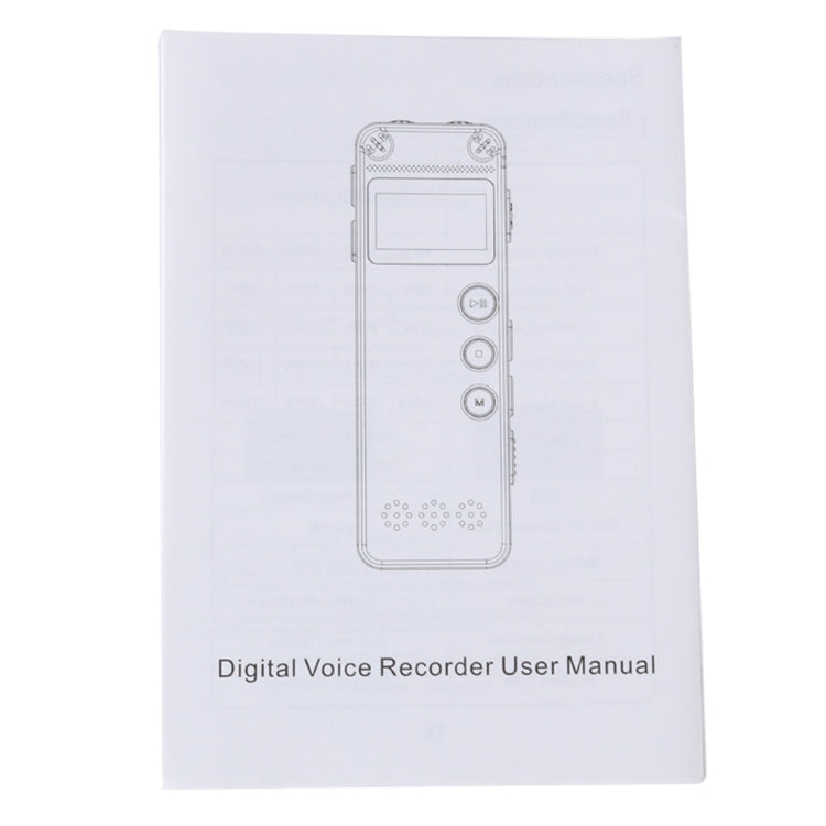 VM31 Portable Audio Voice Recorder, 8GB, Support Music Playback, 8GB