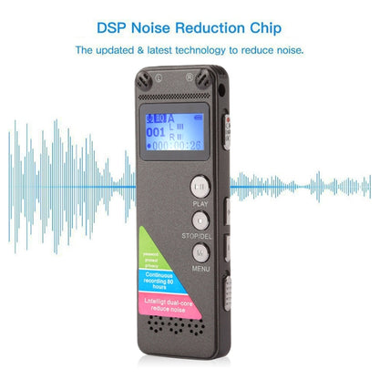 VM31 Portable Audio Voice Recorder, 8GB, Support Music Playback, 8GB