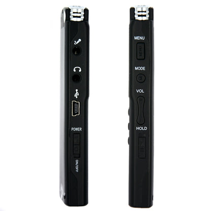 T60 Monochrome Screen HD Noise Reduction Digital Voice Recorder, 16G, Support MP3 / WAV Format, 16G