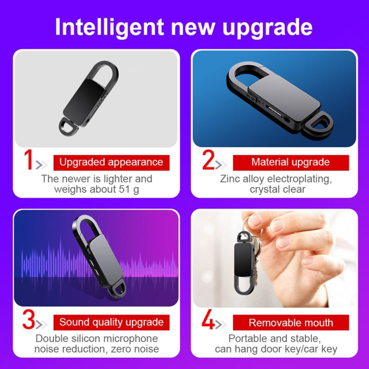 S20 32GB Keychain HD Noise Reduction Portable Recording Pen, 32GB