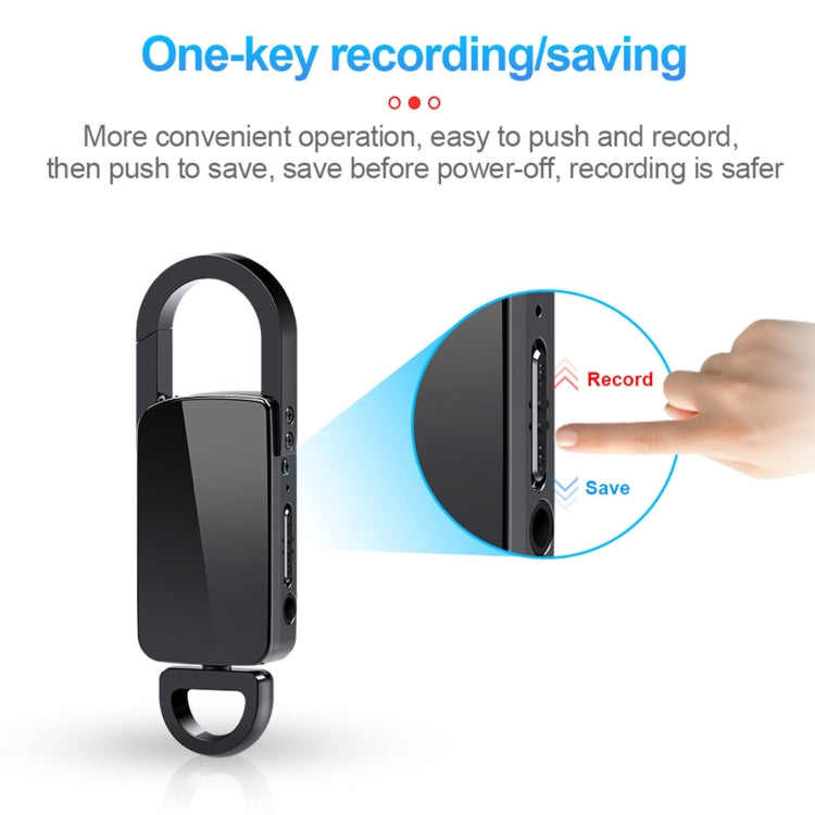S20 32GB Keychain HD Noise Reduction Portable Recording Pen, 32GB