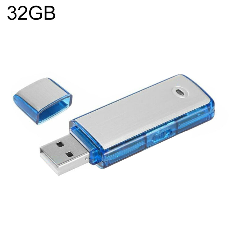 SK858 32GB Rechargeable Portable U-Disk Meeting Voice Recorder, 32GB