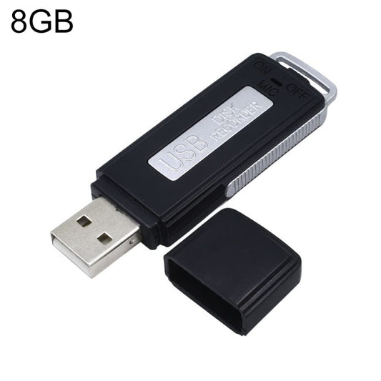 SK868 8GB Rechargeable Portable U-Disk Voice Recorder, 8GB