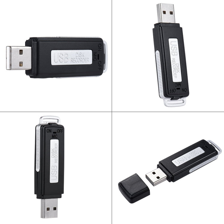 SK868 32GB Rechargeable Portable U-Disk Voice Recorder, 32GB