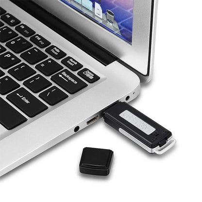 SK868 32GB Rechargeable Portable U-Disk Voice Recorder, 32GB