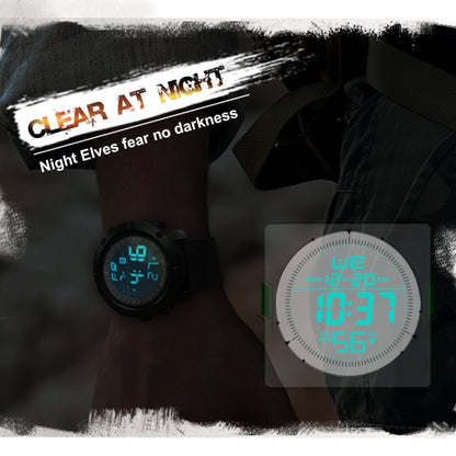 TANK North Edge Men Fashion Professional Military Army Outdoor Sport Waterproof Running Swimming Smart Digital Watch, TANK North Edge