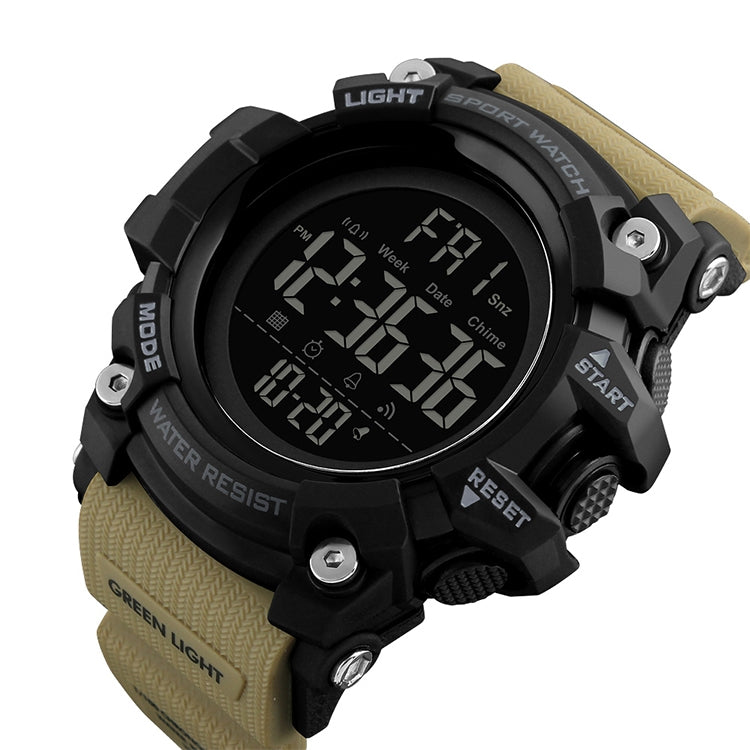 SKMEI 1384 Multifunctional Men Outdoor Fashion Noctilucent Waterproof LED Digital Watch