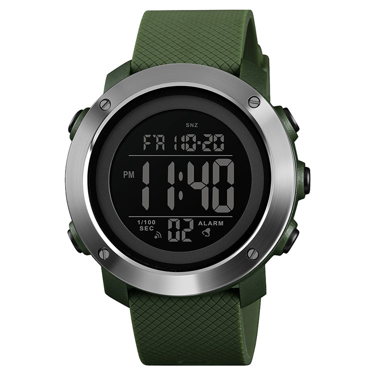 SKMEI 1416 Multifunctional Outdoor Fashion Noctilucent Waterproof Steel Ring Digital Watch, Steel Ring, 1416 Steel Ring
