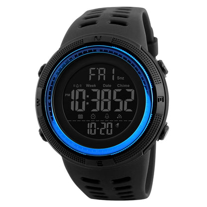 SKMEI 1251 Men Fashionable Outdoor 50m Waterproof Sports Watch Digital Watch with PU Watchband