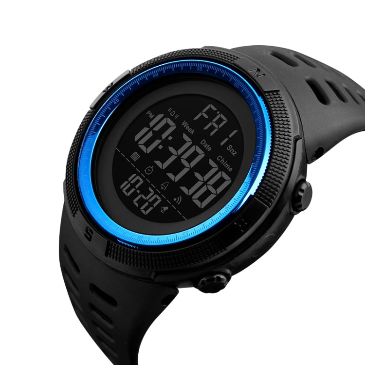 SKMEI 1251 Men Fashionable Outdoor 50m Waterproof Sports Watch Digital Watch with PU Watchband