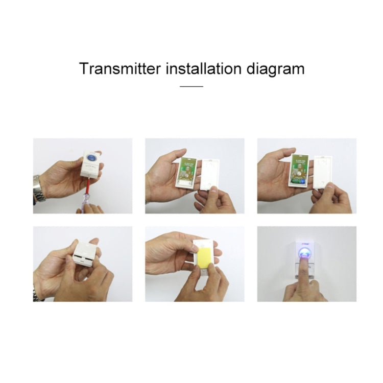 VOYE V008A Home Music Remote Control Wireless Doorbell with 38 Polyphony Sounds, US Plug, V008A