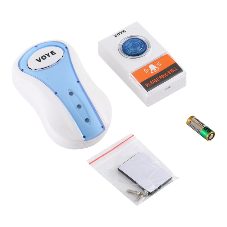 VOYE V008A Home Music Remote Control Wireless Doorbell with 38 Polyphony Sounds, US Plug, V008A
