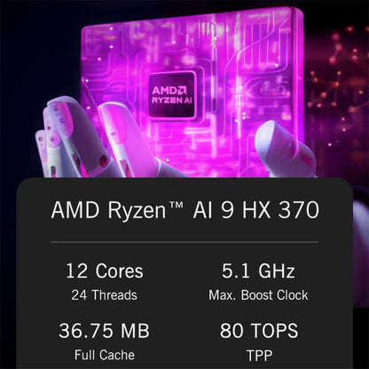 GPD WIN Max 2 2025 Handheld Gaming PC, 32GB+2TB, 10.1 inch Windows 10 Home  AMD Ryzen AI 9 HX 370, US Plug, Ryzen AI9 32GB+2TB