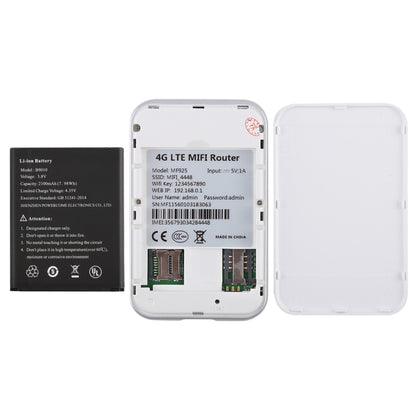MF925 4G LTE Multi-modes High Speed Wireless Router, Support TF Card(32GB Max), MF925