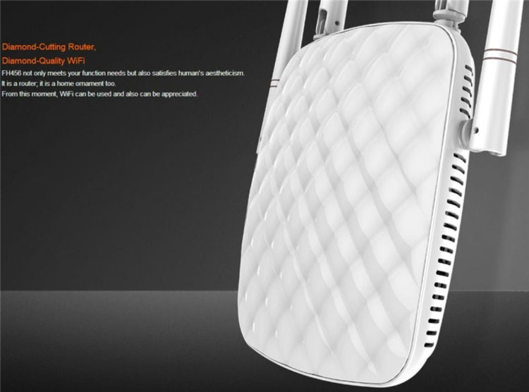 Tenda FH456 Wireless 2.4GHz 300Mbps WiFi Router with 4*5dBi External Antennas, FH456