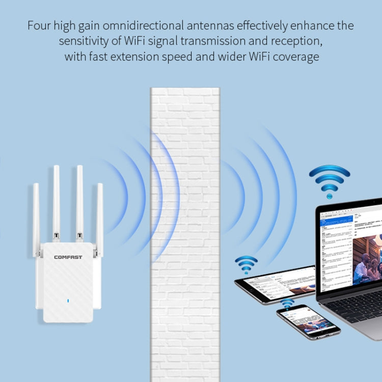 COMFAST CF-WR306S 300Mbps Wireless WiFi Signal Amplifier, CF-WR306S