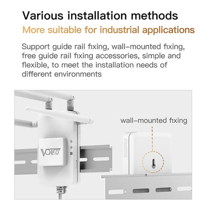 VONETS VAR1200-H 1200Mbps Wireless Bridge External Antenna Dual-Band WiFi Repeater, With DC Adapter Set, VAR1200-H With DC Adapter Set