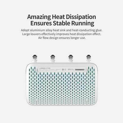 Original Xiaomi WiFi Router 4A Smart APP Control AC1200 1167Mbps 128MB 2.4GHz & 5GHz Dual-core CPU Gigabit Ethernet Port Wireless Router Repeater with 4 Antennas, Support Web & Android & iOS, US Plug, 4A (Dual-core CPU)